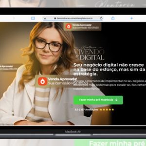 Landingpage Cursos e Mentorias Editável