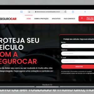 Template Site para Seguradora 100% Editável