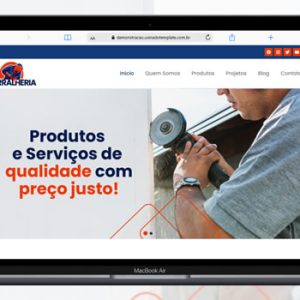 Template site de serviços 100% editável